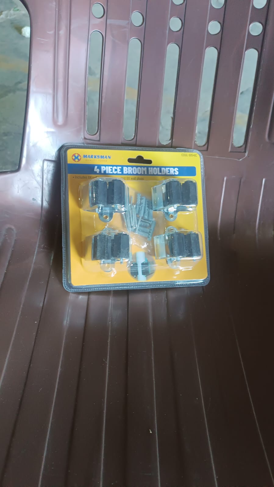 Multifunction Wall Mount Garage Holder for Mop / Broom / Hanger (4 Pcs Set) Multifunction Wall Mount Garage Holder for Mop / Broom / Hanger (4 Pcs Set)